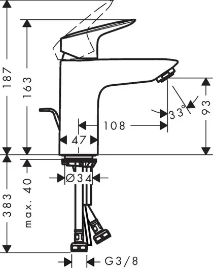 Набір змішувачів для ванни Hansgrohe EcoSmart Logis 100 / Crometta Reno (71104 + 7140 + 27289000), хром (20200002) Набір змішувачів для ванни Hansgrohe EcoSmart Logis 100 / Crometta Reno (71104 + 7140 + 27289000), хром (20200002)