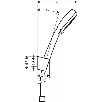 Hansgrohe Crometta 100 Varior Душевой набор, белый/хром (26666400) Hansgrohe Crometta 100 Varior Душевой набор, белый/хром (26666400)