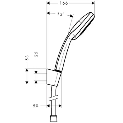 Настінний тримач для ручного душу Grohe New Tempesta Cosmopolitan (27594000) Настінний тримач для ручного душу Grohe New Tempesta Cosmopolitan (27594000)