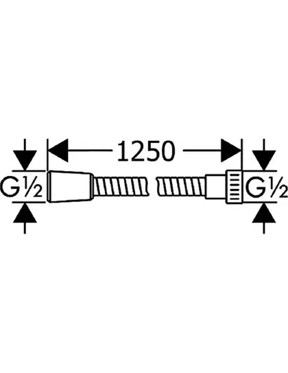 Шланг для душа Hansgrohe Isiflex 1,25 м (28272000)