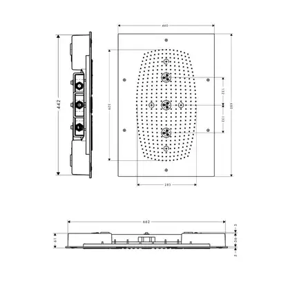 HANSGROHE Верхній душ, Raindance Rainmaker, хром (28417000) HANSGROHE Верхній душ, Raindance Rainmaker, хром (28417000)