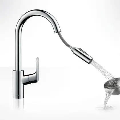 Hansgrohe Focus 240 Смеситель для кухни, черный матовый (31815670)