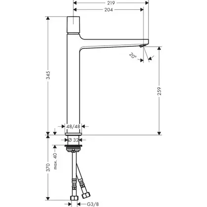 Hansgrohe Metropol 260 Select Смеситель для умывальника, хром (32572000) Hansgrohe Metropol 260 Select Смеситель для умывальника, хром (32572000)