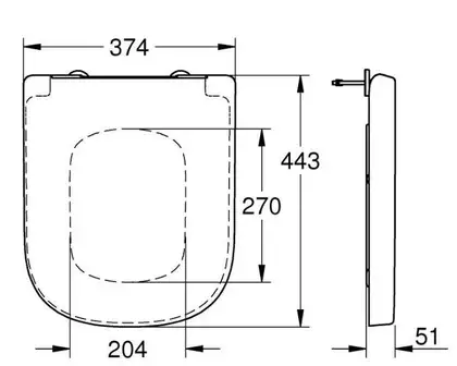 Унітаз підвісний Grohe Euro Ceramic з кришкою, білий (39206000/39330001) (39206000_39330001) Унітаз підвісний Grohe Euro Ceramic з кришкою, білий (39206000/39330001) (39206000_39330001)