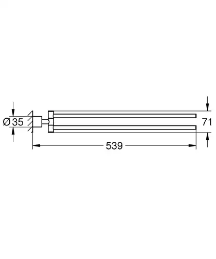 Тримач для рушників Grohe Atrio (40308003)