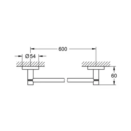 Тримач для рушників Grohe Essentials New (40366001) Тримач для рушників Grohe Essentials New (40366001)