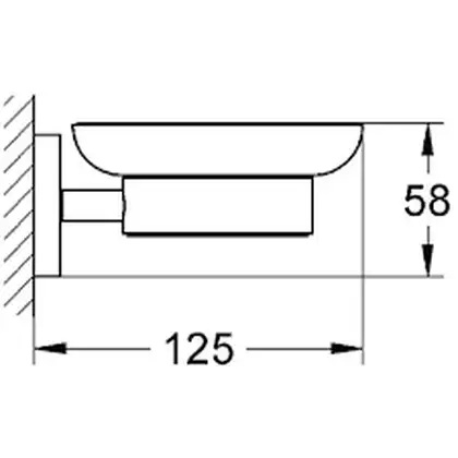 Мильниця Grohe Essentials New (40444001)