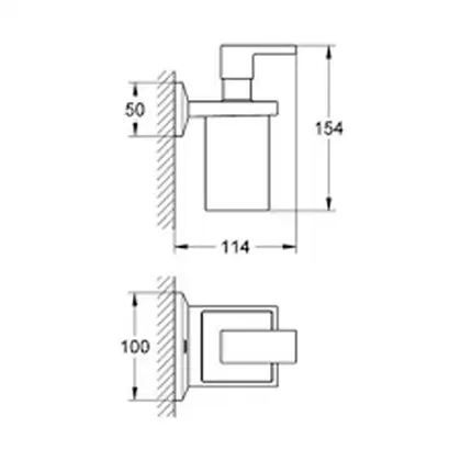 Дозатор рідкого мила Grohe Allure Brilliant (40494000)