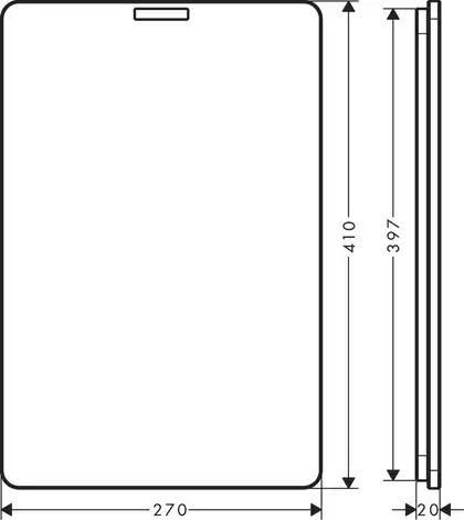 Дошка кухонна Hansgrohe F15, горіх (40960000) Дошка кухонна Hansgrohe F15, горіх (40960000)