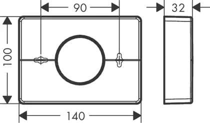 Контейнер для рушників Hansgrohe AddStoris, Matt White (41773700)
