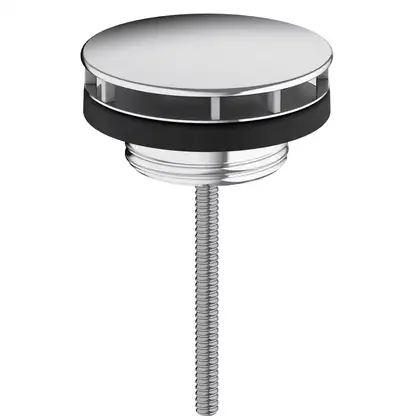 Зливний вентиль Hansgrohe з фіксованою кришкою для умивальника, хром (50001000)
