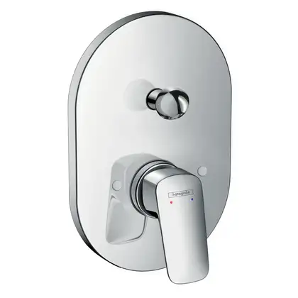 Змішувач для ванни/душу Hansgrohe Logis 200, прихованого монтажу, зовнішня частина, хром (71406000) Змішувач для ванни/душу Hansgrohe Logis 200, прихованого монтажу, зовнішня частина, хром (71406000)