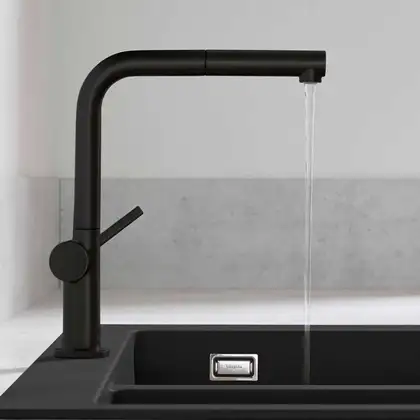 Hansgrohe Talis 270 Смеситель для кухни, черный матовый (72840670)
