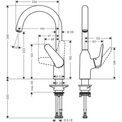 Hansgrohe Focus M421-H220 Смеситель для кухни, хром (71802000) Hansgrohe Focus M421-H220 Смеситель для кухни, хром (71802000)