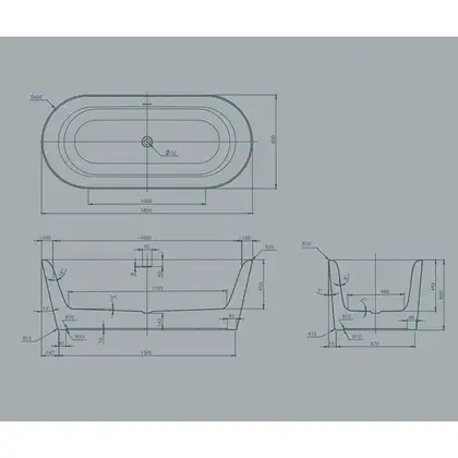 Knief Fresh Ванна акриловая, 180x80, белая (0100230) (0100230_010009106S)