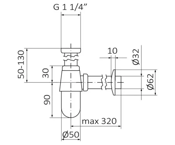 Сифон GRB Hydro (00030001) Сифон GRB Hydro (00030001)