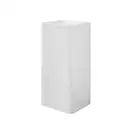 Nic-Design Умивальник окремо стоячий Nic Design Semplice 40х40х85 см без переливу, зі зливом у стіну, білий матовий (001372003)