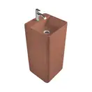 Nic-Design Умивальник окремо сточячий Nic Design Semplice 40х40х85 см з отвором під змішувач, зі зливом в підлогу, Fard глянець (001374072)