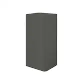 Nic-Design Умивальник окремо стоячі Nic Design Semplice 40х40х85 см без переливу, зі зливом в стіну, Argilla матовий (001372052)