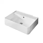 Nic-Design Умивальник на стльницю із переливом Nic Design Semplice 60х45х16 см, білий глянець N/F (001384001 NF)
