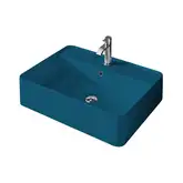 Nic-Design Умивальник на стільницю Nic Design Semplice 60х45х16 см з отвором під змішувач, Denim глянець C/F (001384076 CF)