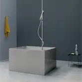 Nic-Design Ванна зі штучного каменю Nic Design Tub 100х100х60h см, Cemento матовий (014234047)