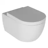 Унітаз підвісний безободковий Quarter Bath Deep, білий (70DE03054.00.1.3.01)