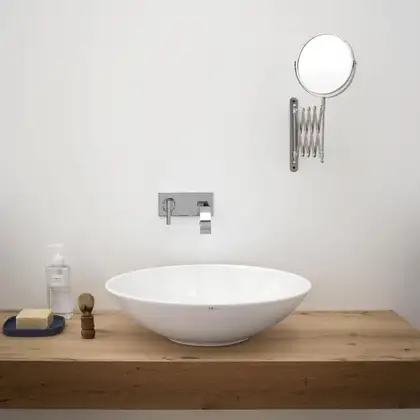 Nic-Design Умивальник круглий на стільницю Nic Design CIOTOLA Giulia без переливу 42x42х13h, білий (001033001) Nic-Design Умивальник круглий на стільницю Nic Design CIOTOLA Giulia без переливу 42x42х13h, білий (001033001)
