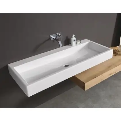 Nic-Design Умивальник підвісний Nic Design Cool без переливу 120х51x12.5 см, Cemento матовий (001233047) Nic-Design Умивальник підвісний Nic Design Cool без переливу 120х51x12.5 см, Cemento матовий (001233047)