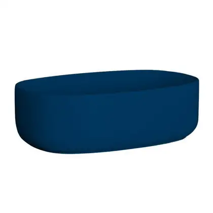 Умивальник на стільницю Nic Design Semplice 55х40х15 см, Indaco матовий (001376066) Умивальник на стільницю Nic Design Semplice 55х40х15 см, Indaco матовий (001376066)