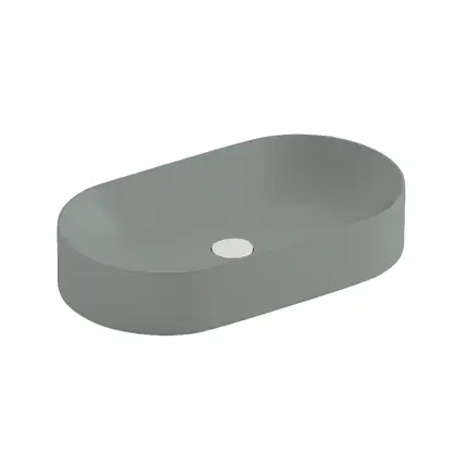 Nic Design Умивальник на стільницю Nic Desing Pin 60х37х12 см, Cemento матовий (001713047) Nic Design Умивальник на стільницю Nic Desing Pin 60х37х12 см, Cemento матовий (001713047)