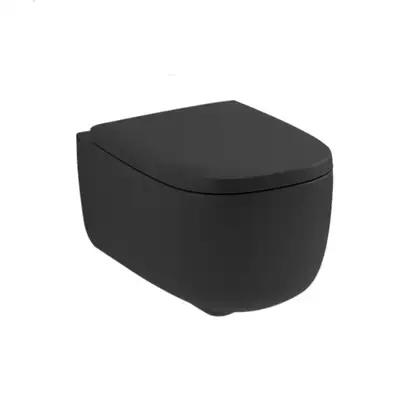 Nic-Design Унітаз підвісний Nic Design Ovvio 37,4х53х28,5 см, чорний глянець (003479008)