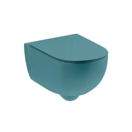 Унітаз підвісний Nic Design Pin 55х37, Polvere матовий (003709057) Унітаз підвісний Nic Design Pin 55х37, Polvere матовий (003709057)