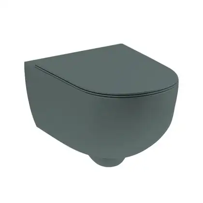 Унітаз підвісний Nic Design Pin 55х37, Cenere матовий (003709059) Унітаз підвісний Nic Design Pin 55х37, Cenere матовий (003709059)