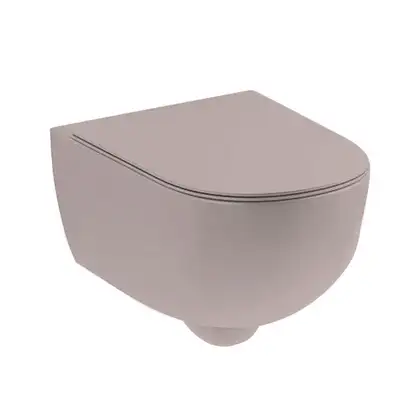 Nic-Design Унітаз підвісний Nic Design Pin 55х37, Cipria матовий (003709060) Nic-Design Унітаз підвісний Nic Design Pin 55х37, Cipria матовий (003709060)