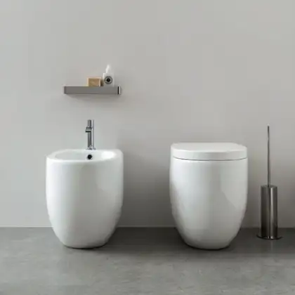 Унітаз для підлоги Nic Design Milk, білий глянцевий (003716001) Унітаз для підлоги Nic Design Milk, білий глянцевий (003716001)