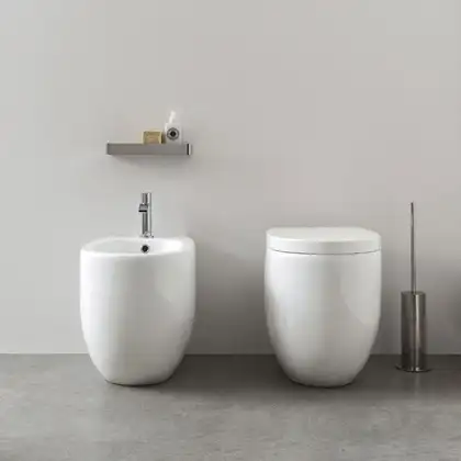 Унітаз підлоговий Nic Design Ovvio 37,4х53х42 см, Denim глянець (003859076)