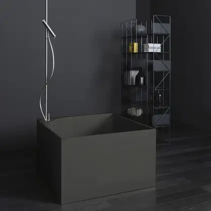Nic-Design Ванна зі штучного каменю Nic Design Tub 100х100х60h см, Argilla матовий (014234052)