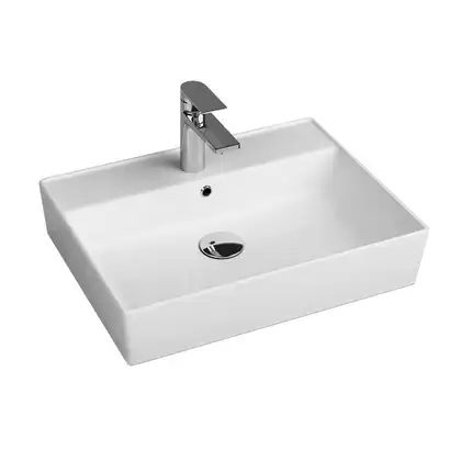 Quarter-Bath Умивальник підвісний Quarter Bath Cross Line 60x45, білий (70CL23060.00.1.3.01)