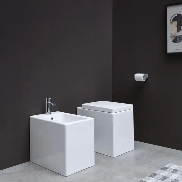 Унітаз підлоговий NIC Design Cool, чорний глянець (003229008)