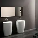 Nic-Design Умивальник окремо стоячий Nic Design Milk, антрацит матовий (001290013)