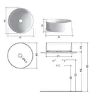 Умивальник на стільницю Nic Design Ovvio 45х16 см, Cemento matt (001449047)