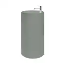 Nic-Design Умивальник окремо стоячий Nic Design Ovvio 45х85 см з отвором під змішувач, злив у підлогу, Cemento матовий (001452047)