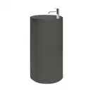 Nic-Design Умивальник окремо стоячий Nic Design Ovvio 45х85 см з отвором під змішувач, злив у підлогу, Argilla матовий (001452052)