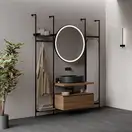 Полиця Nic Design OVER 41х30 см МДФ, Noce canaletto (007882025)