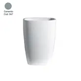 Nic-Design Умивальник окремо стоячий Nic Design Milk 58х40х85 см, злив в стіну, cemento matt (001290047)