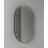 Nic-Design Дзеркало NIC Design Elen 80х50 см овальне з підсвічуванням, кромка - чорний матовий (012781064)