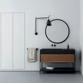 Nic-Design Стелаж для умивальника Nic Design Elen 120, matt black (021737064)