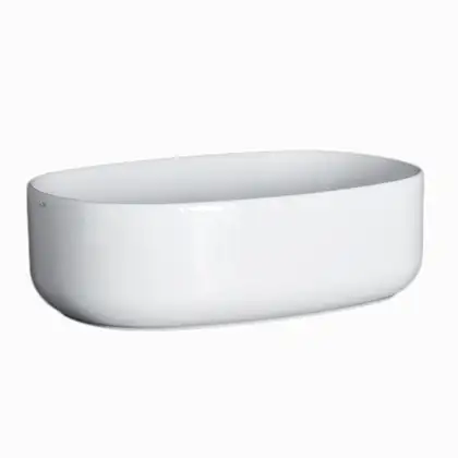Умивальник на стільницю Nic Design Semplice 55х40х15 см, білий глянець (001376001)