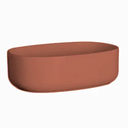 Nic-Design Умивальник на стільницю Nic Design Semplice 55х40х15 см, Fard глянець (001376072)